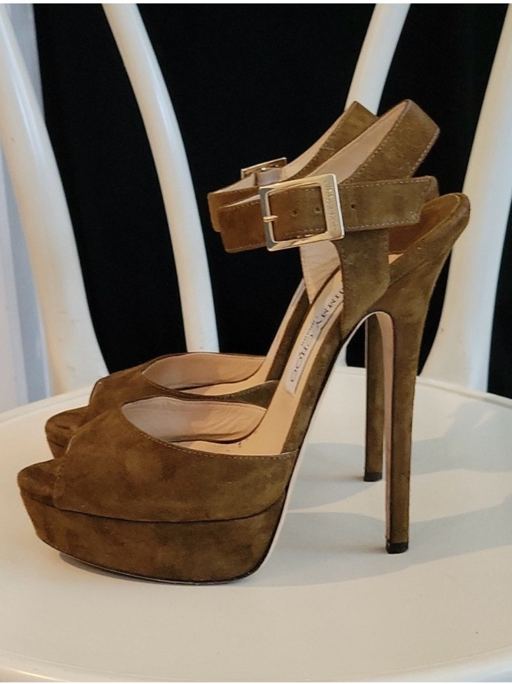 Jimmy Choo Nova brown platform heels - Picture 2 of 7